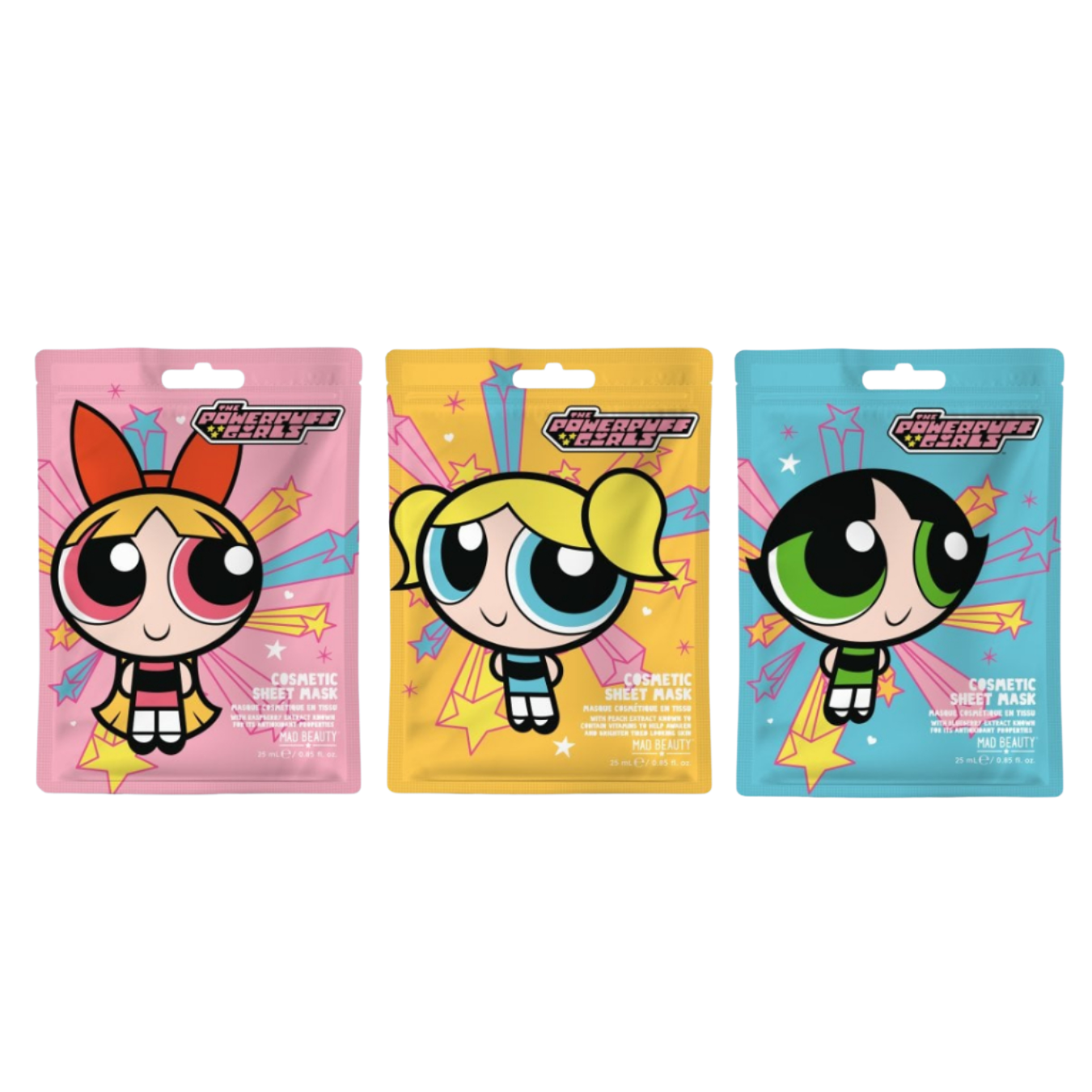 Warner Brothers Powerpuff Girls Super Cute - Sheet Mask
