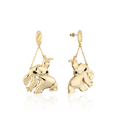 Disney Stitch Dancing Drop Earrings ต่างหูรุ่น Stitch Dancing