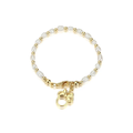 Couture Kingdom Disney Precious Metal Minnie Mouse Pearl Bracelet