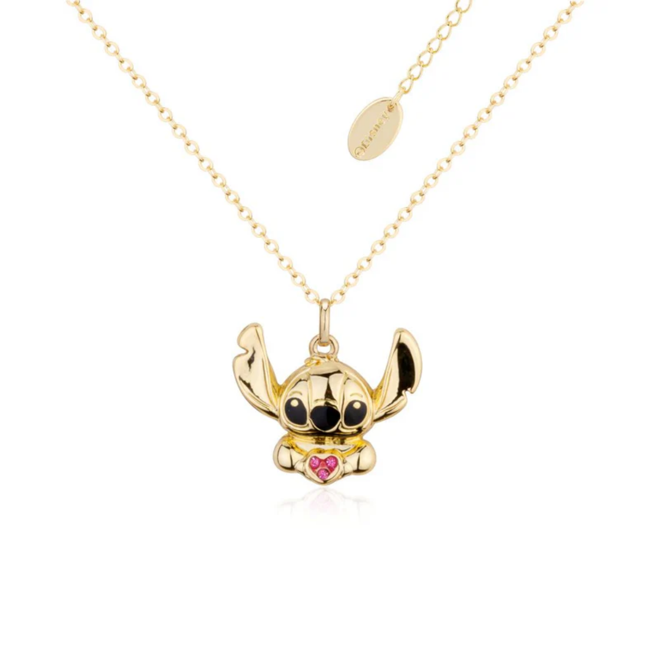 Couture Kingdom Disney Lilo and Stitch Crystal Heart Necklace