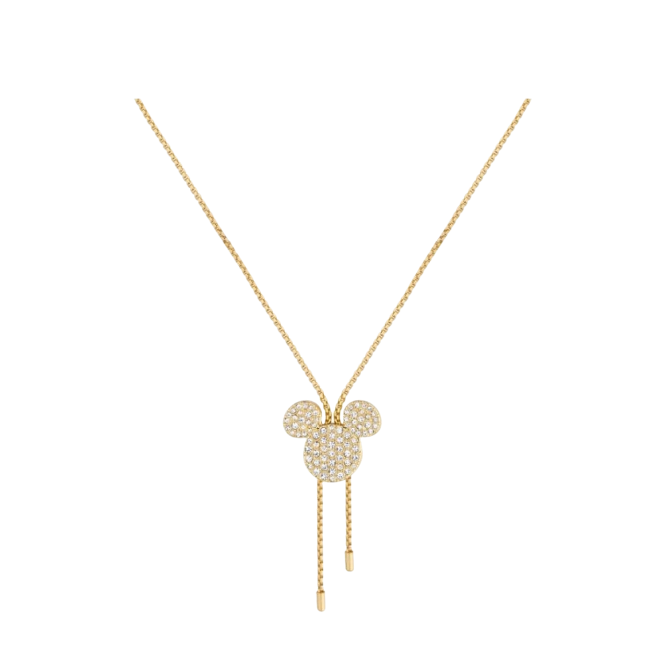 Couture Kingdom Disney Crystal Mickey Mouse Lariat Necklace