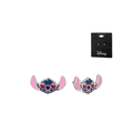 Disney Lilo and Stitch Heart Eyes Enamel Necklace & Studs