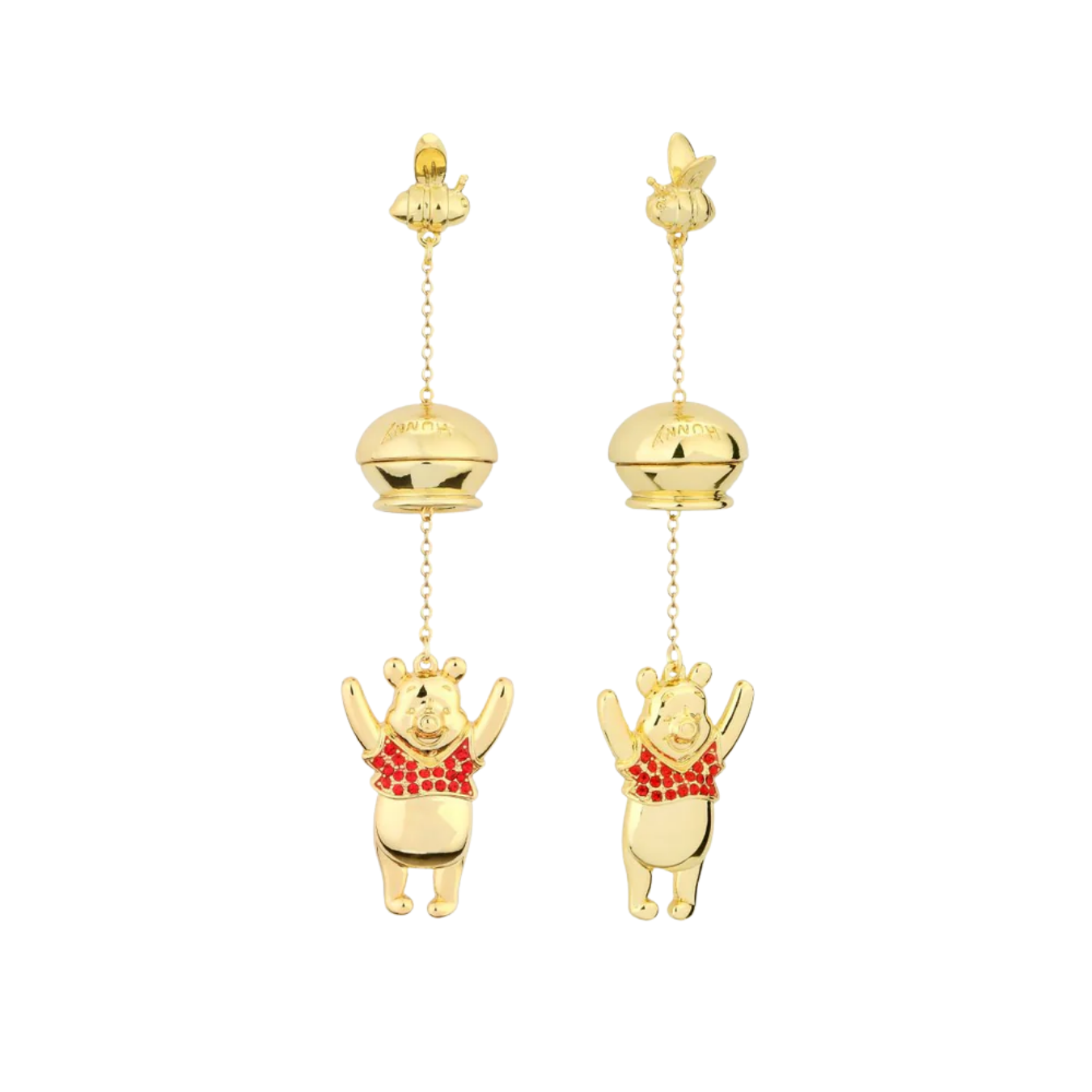 Couture Kingdom Disney Winnie the Pooh Honey Pot Drop Earrings