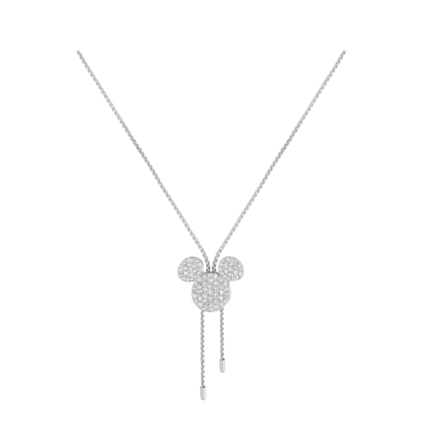 Couture Kingdom Disney Crystal Mickey Mouse Lariat Necklace