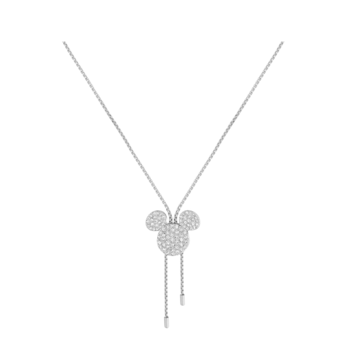 Couture Kingdom Disney Crystal Mickey Mouse Lariat Necklace