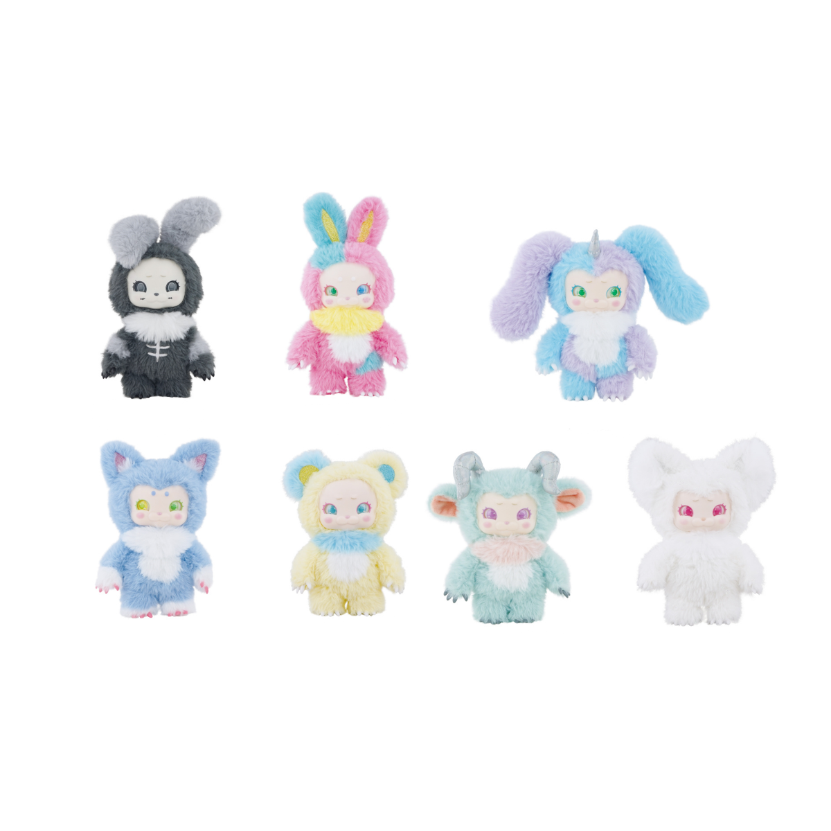 NEW ! Claw Z blind box plush keychain